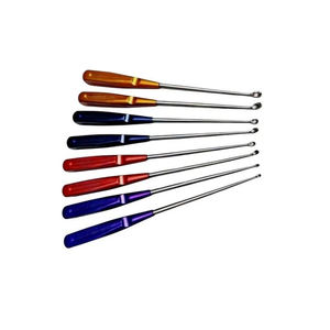 Curetas Cervicales de Hueso de Alta Calidad, Instrumentos de Ortopedia de Columna Vertebral, Juego de 8 Piezas, Certificación CE, SURGINEXA - Product Image 1