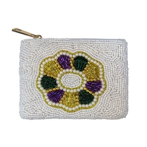 Monedero de cuentas Martini de moda, cartera con cremallera hecha a mano para cócteles, mini bolsa de noche para niñas y mujeres, monedero de Mardi Gras - Product Image 4