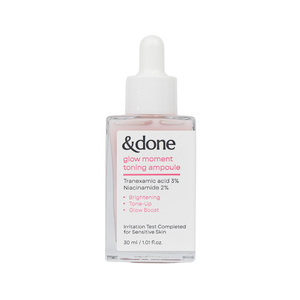 [VANA VANA] &done Glow Toning Serum เซรั่มบำรุงผิวหน้าเพื่อผิวกระจ่างใส ช่วยเติมความชุ่มชื้น บำรุงผิวให้นุ่มนวล ผลิตภัณฑ์จากเกาหลี - Product Image 1