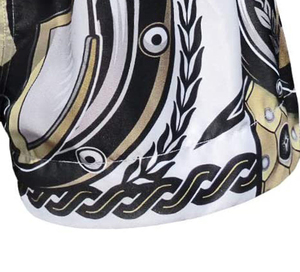 Pantalones cortos profesionales de Muay Thai con material satinado de primera calidad, ligeros, de alto rendimiento y ajuste cómodo para artes marciales. - Product Image 4