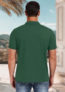 Camiseta de Manga Corta de Algodón con Estampado Digital Antiarrugas para Hombre, Personalizada de Alta Calidad, Venta al Por Mayor de Fábrica OEM - Product Image 2