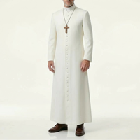 Robe de Prêtre en Gros, Vêtement Liturgique Personnalisé Brodé, Respirant, Confortable, Séchage Rapide, Vêtements Sur Mesure