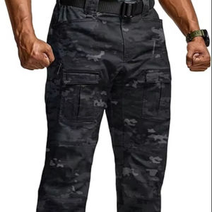 Pantalones Tácticos Ripstop Flexibles de Alta Calidad para Hombre, Resistentes al Agua, Elásticos, Tipo Cargo, para Senderismo y Trabajo - Product Image 1