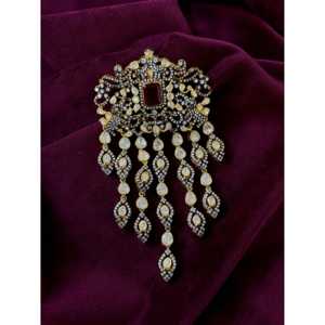 จี้เพชรโมอิสซาไนต์เงินแท้ 92.5 จาก Sangeetha Jewellers เครื่องประดับสุดหรูสำหรับผู้หญิง - Product Image 1