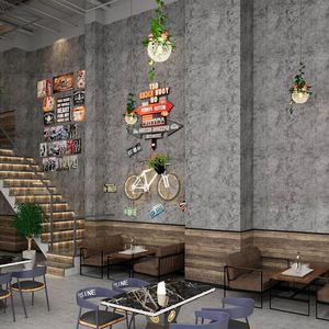 Industrial Style Self-Adhesive Concrete Wallpaper Grey <b>Cement</b> Contact Paper Peel & Stick <b>Waterproof</b> Removable Decorative Wall - Product Image 3