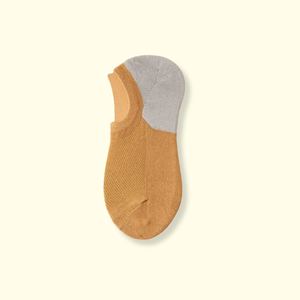 Calcetín oculto antibacteriano al por mayor, transpirable, bicolor, informal, sin cordones, de malla, invisible, con logo personalizado, de corte bajo para hombre - Product Image 1
