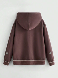 Y2K <b>Rhinestone</b> Zip Up Hoodie Women Oversized Butterfly Star Graphic Sweatshirt Vintage Harajuku Streetwear Aesthetic <b>Jacket</b> - Product Image 6