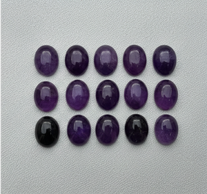 Exclusiva Gema Suelta de Amatista Natural Púrpura, Corte Ovalado Facetado, para Fabricación de Joyería Artesanal, Venta al por Mayor para Compradores de Fábrica - Product Image 1