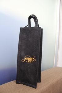 Custom Printed Jute Tote <b>Bag</b> Zipper/Drawstring Closure Rope Handle <b>Large</b> Size Reusable Eco-Friendly Wedding Favor <b>Gift</b> Packaging - Product Image 5