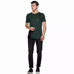 T-shirt homme personnalisé avec logo, effet délavé, haute qualité, style streetwear vintage, coupe ample, 100% coton, t-shirts effet délavé - Product Image 4