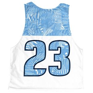 OEM Design personnalisé sublimé réversible Lacrosse Pinnies 100% polyester respirant adulte/jeunesse Lacrosse personnalisé porte - Product Image 4