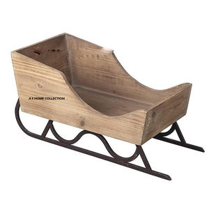 Trineo Navideño Rojo Más Popular, Decoración Festiva en Oferta, Diseño Antiguo, Caja de Santa Claus en Venta a Buenos Precios - Product Image 2