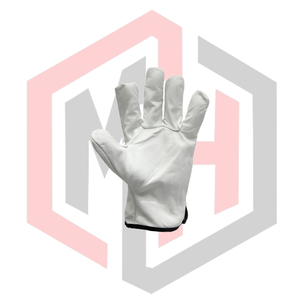 Gants de conduite en cuir croûte de qualité supérieure pour hommes, design classique, sans silicone, sans poudre, résistants aux déchirures, imperméables, gants de sécurité - Product Image 3