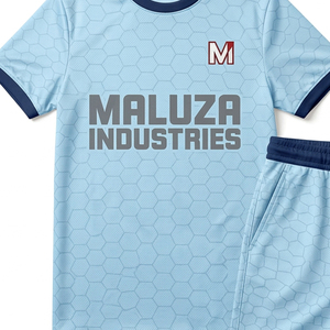 Tenue de football sublimée tendance 2026 : Ensemble complet maillot et short respirant à motifs personnalisés pour équipes sportives - Product Image 6