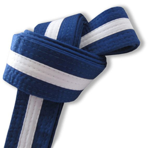 Ceintures d'arts martiaux personnalisées en gros, colorées, à double enroulement, pour karaté, judo, BJJ, légères, respirantes, à séchage rapide, unisexes, pour adultes - Product Image 6