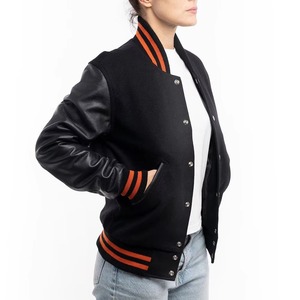 Veste universitaire pour femmes de haute qualité OEM, écologique, à séchage rapide, boutonnée, coupe-vent, emballage personnalisé, options personnalisables - Product Image 4