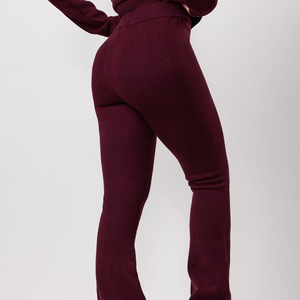 Pantalon de jogging ample à taille haute, coupe droite, décontracté, pour le sport et les activités de plein air - Product Image 2