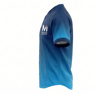 Camiseta de Béisbol Sublimada de Primera Calidad, Colores y Logotipos Personalizados, Transpirable, de Secado Rápido, Uniformes Deportivos para Equipos, Venta al Por Mayor - Product Image 5