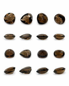 ควอตซ์สโมคกี้ธรรมชาติ Ha Gems ขายส่ง คุณภาพสูง ราคาดีที่สุด หินประจำเดือนเกิดเดือนพฤษภาคม เครื่องประดับผู้หญิง พลอยรูปไข่ สไตล์โดดเด่น พรีเมียม - Product Image 2
