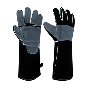 Gants de sécurité anti-vibration en cuir de vachette pleine fleur, résistants à l'abrasion, robustes, pour la lutte contre les incendies et le barbecue (vente en gros) - Product Image 1