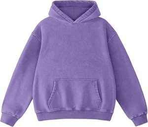 100% cotton UNISEX Pullover Oversized Acid Wash Hoodie Heavyweight Athletic Vintage Custom Blank Sweatshirt Streetwear hoodies - Product Image 1