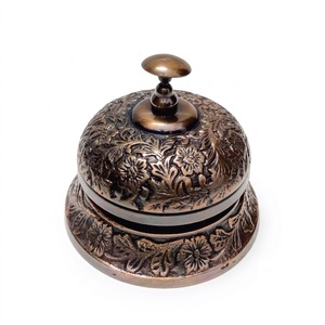 Cloche de service classique en laiton avec son clair et fort, cloche de table décorative nautique, cloche de réception professionnelle pour hôtel - Product Image 5
