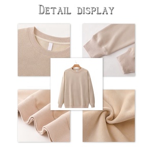 เสื้อสเวตเชิ้ตผู้ชายผ้าฝ้าย 100% ขายส่ง ดีไซน์ใหม่ คอกลม มีฮู้ด สกรีนโลโก้ตามสั่ง ไม่หดตัว แฟชั่น - Product Image 4