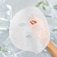 Maschera Viso in Vetro Coreano Y248 Ultra-Trasparente Effetto Ghiaccio, Maschera in Foglio 32gsm in Fibra Vegetale Cristallina, Substrato per Maschera Secca