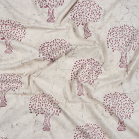 Kain Kashish Motif Pohon TheFabria, Batik Pewarna Alami pada Katun Ultra Lembut yang Dapat Dicuci