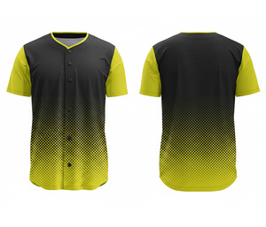 Camiseta de Béisbol Personalizada con Impresión por Sublimación a Todo Color, con Logotipo y Números Personalizados |   Base de Poliéster Transpirable - Product Image 5
