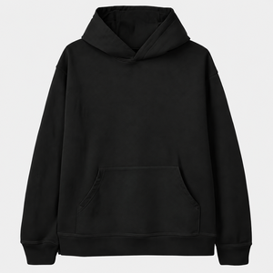 Sudadera con Capucha Personalizada de Estilo Urbano, Unisex, Holgada, de Algodón y Felpa, Sudadera Lisa, Fabricante de Ropa de Marca Privada - Product Image 3