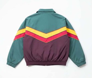 windbreaker retro sports colorblock green purple track anorak <b>jacket</b> windproof <b>waterproof</b> nylon coat outdoor Windbreaker <b>Jackets</b> - Product Image 2