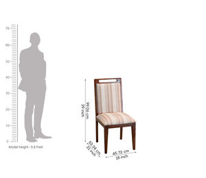 Table en bois avec plateau en marbre très populaire, ensemble de 6 chaises en bois, meubles de salon, meubles de maison avec montage facile pour usage domestique - Product Image 4