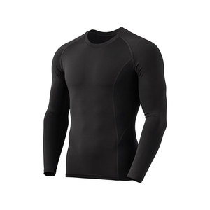 Men Full Sleeve Rash Guard Spandex Polyester Quick Dry Printed Black <b>Camo</b> Design Sport <b>Top</b> - Product Image 5