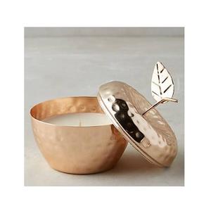 Porte-bougie en métal artisanal, fabriqué à la main, éclairage décoratif pour les intérieurs modernes - Product Image 3