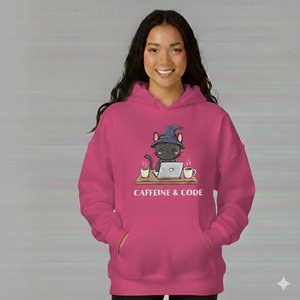 Women Winter Loose Cut Pullover Hoodie 100% Cotton Front Logo Street Ready Soft Touch Sweatshirt - Product Image 1