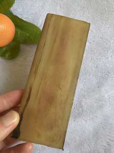 Longues plaquettes de corne de bœuf/mouton/chèvre naturelles pour la fabrication de couteaux DIY, matériau brut pour manche, plaque rectangulaire. - Product Image 2