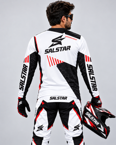 Ensemble maillot et pantalon de motocross personnalisé, équipement de course MX par sublimation, combinaison de course moto, logo et design d'équipe personnalisés - Product Image 4