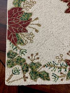 Chemin de table de luxe brodé Glamour, motif floral, en tissu fait main, forme irrégulière, écologique, épaisseur 5 mm, tapis décoratif pour - Product Image 3