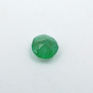 Piedra Preciosa de Ópalo Zambiano de 0.10ct, Ópalo Verde Facetado Redondo (3.5X2MM), Colgante de Compromiso Vintage con Forma de Corazón Chapado en Plata - Product Image 3