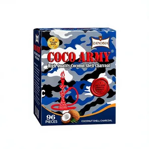 COCO ARMY <b>Coconut</b> Shell <b>Charcoal</b> 96 Pieces – Wholesale - Product Image 2