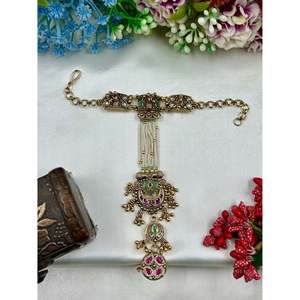 Vedanti Heritage Hath Panja-Indian Ethnic <b>Artificial</b> Cultural Collectible Jewelry - Product Image 2