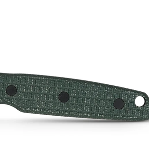Cuchillos de hoja fija con mango verde texturizado y clip para funda de cinturón negro para camping, senderismo, uso diario y tareas de campo. - Product Image 3