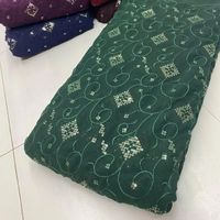 Tissu brodé SQ, tissu perlé, tissu en soie chiffon brodé, matière pour robe de soirée, textile fantaisie, vente en gros, exportation, fournisseur UE