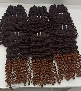 HAIR FASHION INDIA HFIC601 Cabello Humano Virgen Indio Rizado Birmano con Cutícula Alineada, Ondulado/Rizado, Paquetes de 100 g, Doble Trama a Máquina - Product Image 5