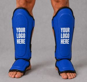 Protectores de Espinilleras de Boxeo Personalizados OEM ODM, de Cuero, Unisex, con Logotipo, Todos los Tamaños y Colores, 3 cm de Grosor, 1.8 m de Longitud, Forma Recta, Talla Mediana - Product Image 6
