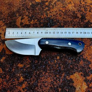 มีดล่าสัตว์ขนาดกะทัดรัด ใบมีดแบบ Fixed Blade ปลายแหลม สำหรับงานหนักกลางแจ้ง มีดแล่หนังแบบ Full Tang มีดแคมป์ปิ้ง ของขวัญแทนใจ - Product Image 5