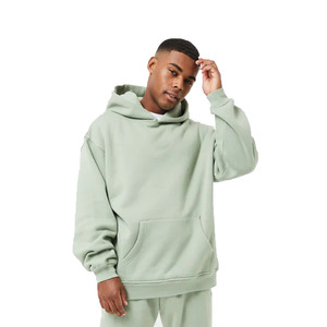 Sudadera con Capucha Personalizada de Otoño, Hombros Caídos, Corte Regular, Felpa, Alta Calidad, Estilo Urbano, 310 gramos, 100% Algodón - Product Image 4