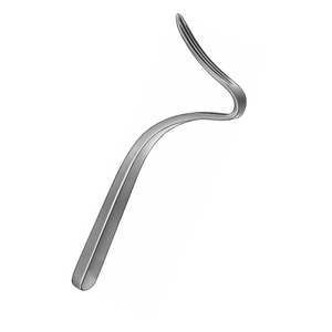 Venta al por mayor: Instrumento quirúrgico TAEGER, palanca ósea curva de 175 mm (6.78 pulgadas), punta roma de 12 mm de ancho, fabricado en acero inoxidable BM.33.2204aq - Product Image 4