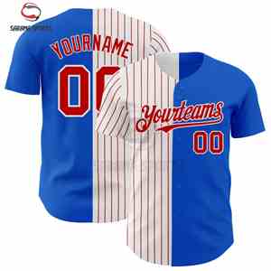 Maillots de baseball personnalisés pour adultes – Tenues de sport brodées ou imprimées avec nom, numéro et logo sur mesure - Product Image 1